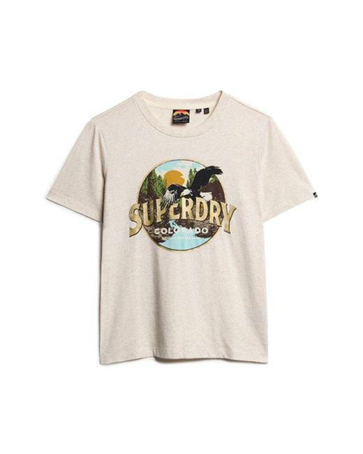 Superdry White & Co Travel Souvenir Relaxed T-shirt