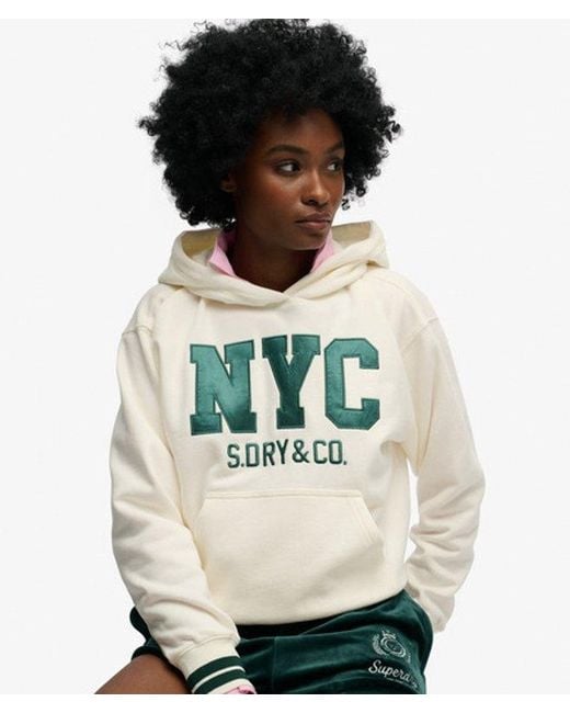 Superdry Black & Co Country Club Varsity Hoodie