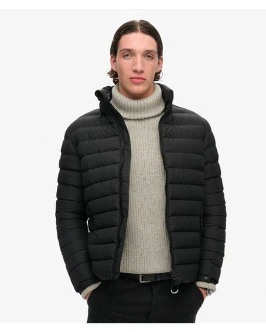 Superdry Black & Co Fuji Printed Padded Jacket for men