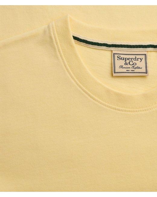Superdry Gray & Co Essential Company Logo Embroidered T-shirt for men