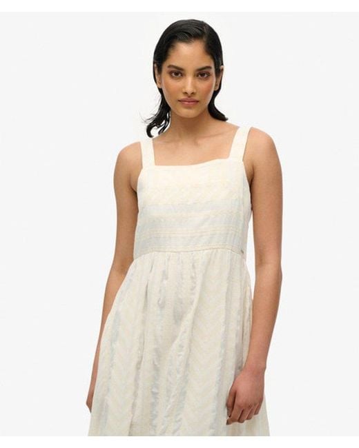 Superdry Natural & Co Statement Tiered Maxi Dress