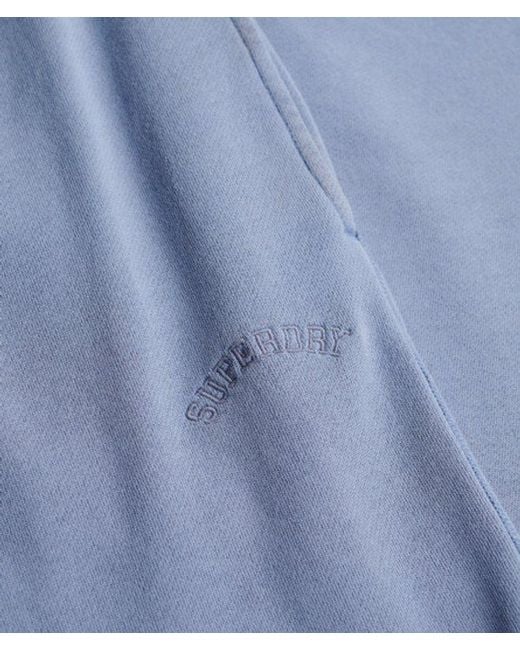 Superdry Blue Essential Logo Wide Leg Joggers