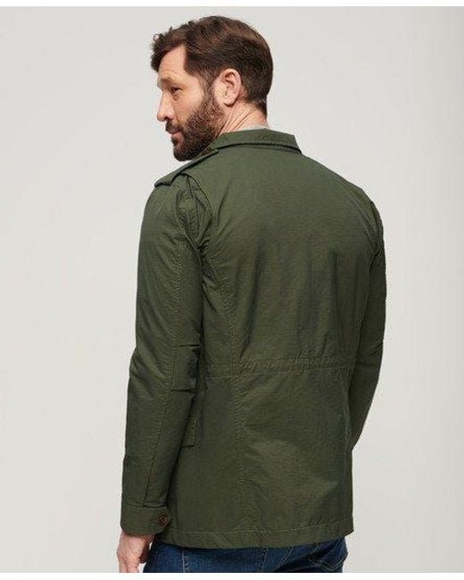 Superdry Green The Merchant Store - Technical Field Jacket for men