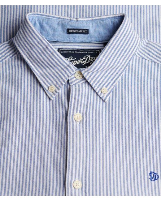 Superdry White & Co Preppy Oxford Long Sleeve Shirt for men