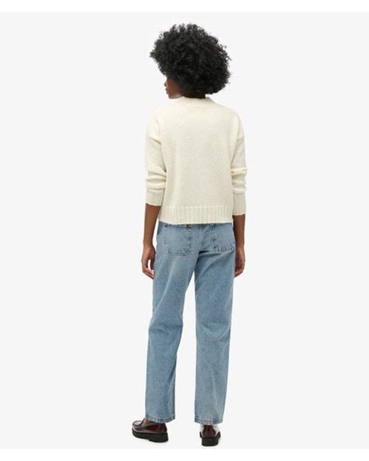 Superdry Blue & Co Mid Rise Straight Leg Jean