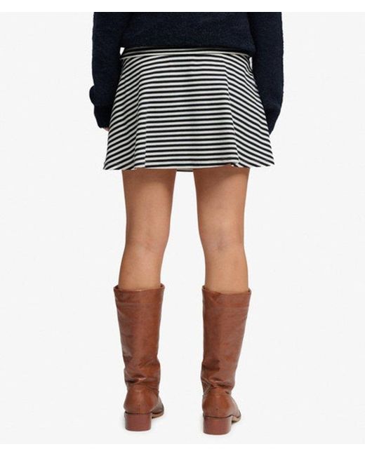 Superdry Blue & Co Athletic Essentials Fold Over Skirt