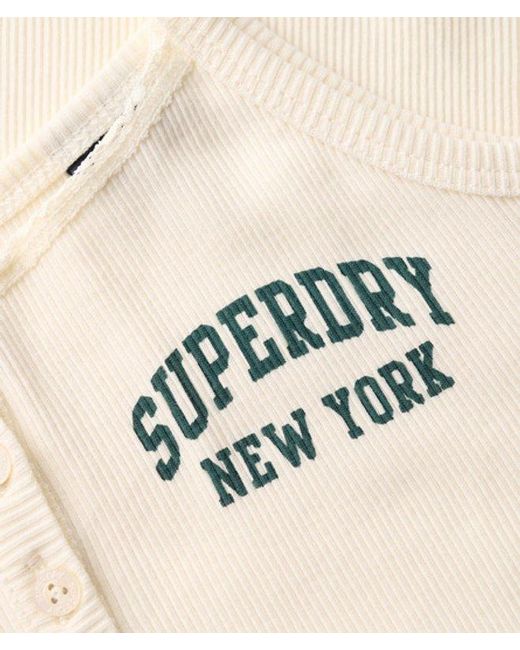 Superdry White & Co Classic Graphic Print Cotton Cami Top