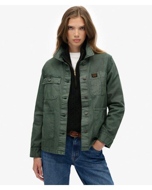Superdry Green Chore Jacket