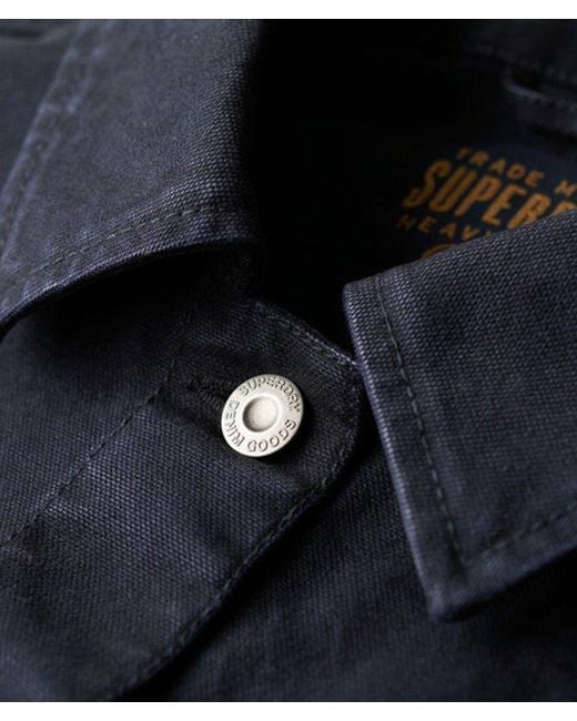 Superdry Blue & Co Canvas Chore Jacket