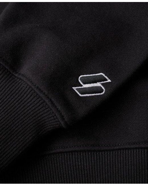 Sweat ras-du-cou sport luxe Superdry en coloris Black