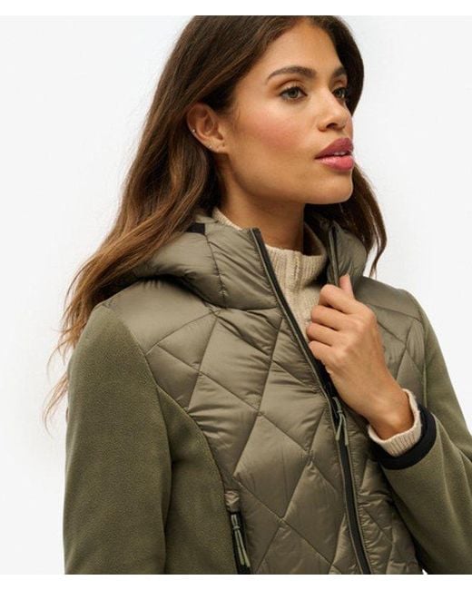Superdry Green Hooded Heritage Storm Jacket