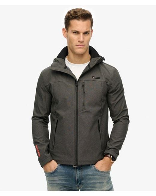 Superdry Gray & Co Marl Ripstop Trekker Jacket for men