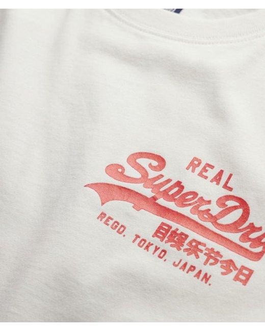 Superdry White & Co Vintage Logo Tokyo Relaxed T-shirt for men