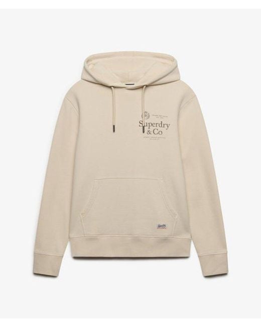 Superdry White & Co 1954 Company Relaxed Hoodie for men
