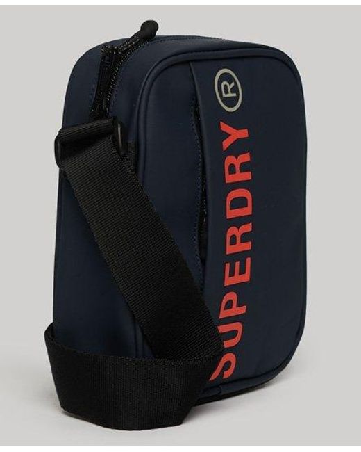 Superdry Blue Tarp Cross Body Bag
