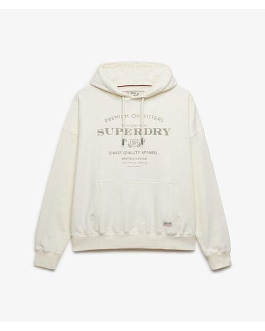Superdry Natural & Co Luxe Casual Relaxed Hoodie