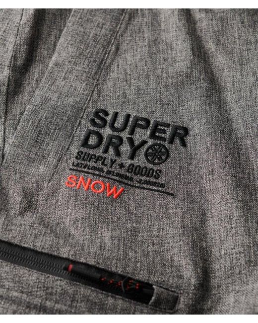 Superdry Black & Co Ski Peak Rescue Trousers for men
