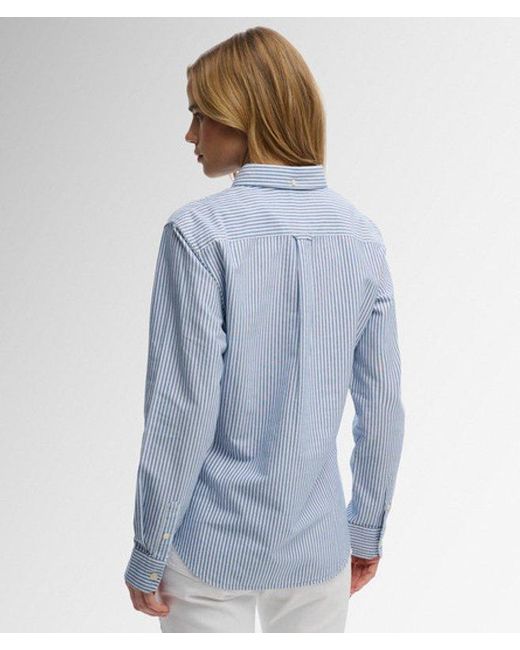 Superdry Blue & Co Slim Oxford Long Sleeve Shirt