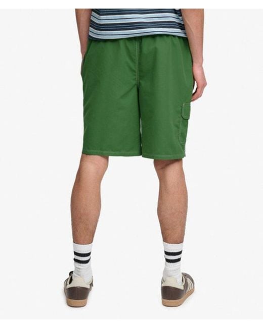Superdry Green & Co Cargo 19-inch Boardshorts for men