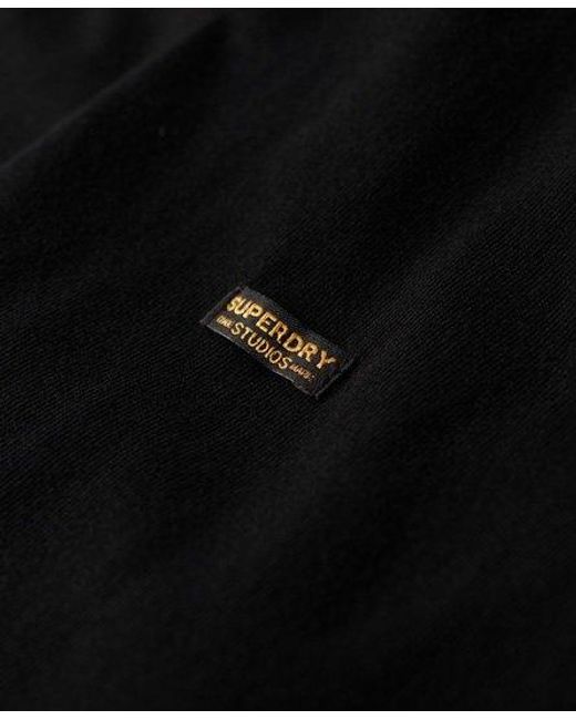 Superdry Black Studios Long Sleeve Jersey Polo Shirt for men