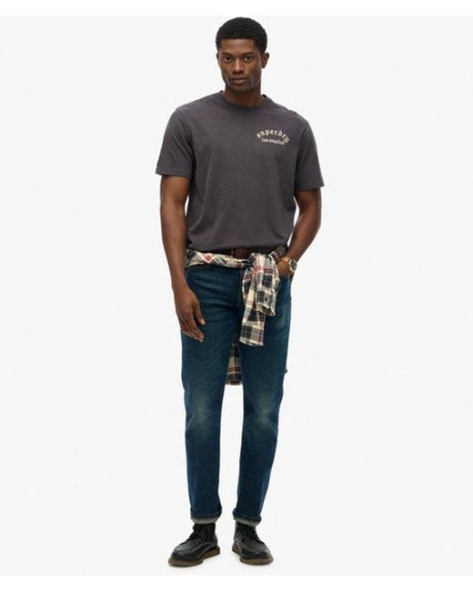 Superdry Gray & Co Tattoo Loose T-shirt for men