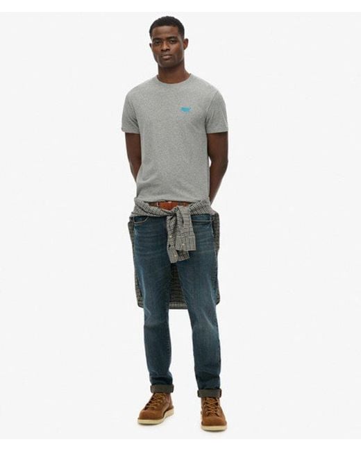 Superdry Gray & Co Essential Logo T-shirt for men