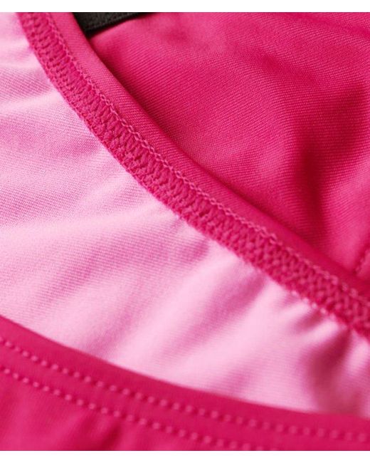 Bas de bikini espiègle élastique Superdry en coloris Pink