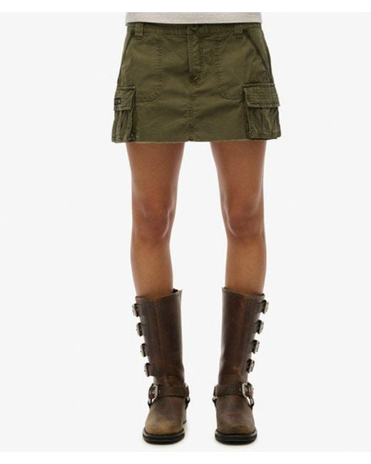 Superdry Natural & Co Utility Parachute Skirt