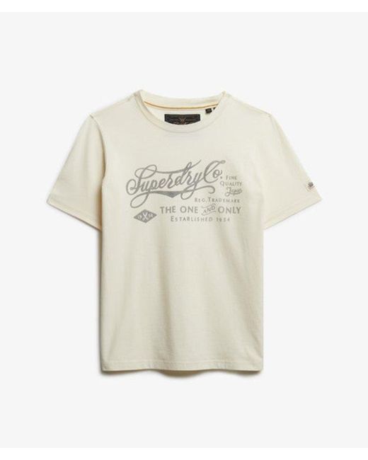 Superdry Natural & Co Industry Workwear Relaxed T-shirt