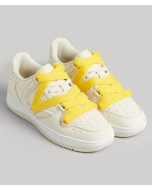 Superdry Metallic & Co Vegan Chunky Lace Trainers