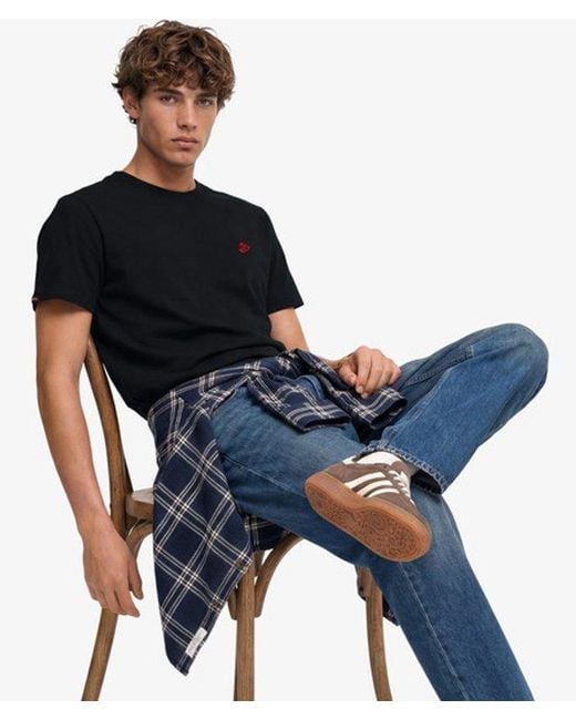 Superdry Blue & Co Logo Embroide for men