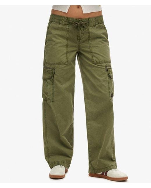 Superdry Green & Co Low Rise Utility Pants