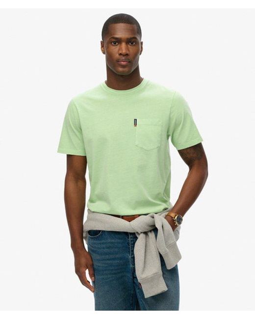 Superdry Green & Co Classic Essential Pocket T-shirt for men