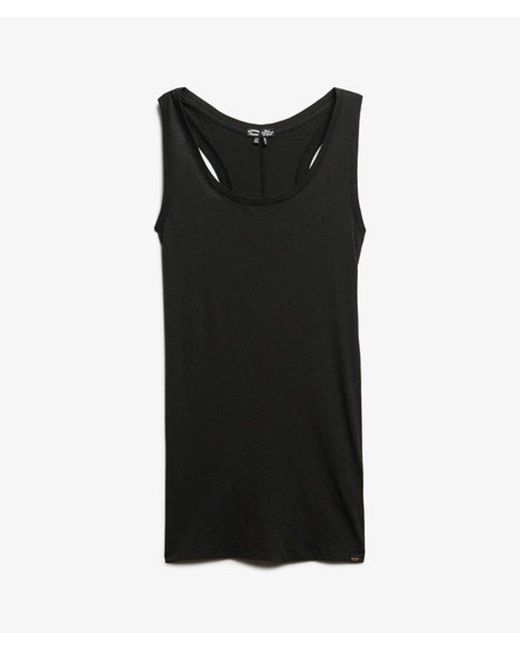 Superdry Black & Co Studios Lightweight Racer Vest Top