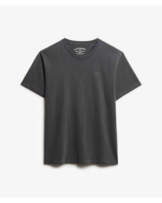 Superdry Gray Essentials Relaxed T-shirt for men