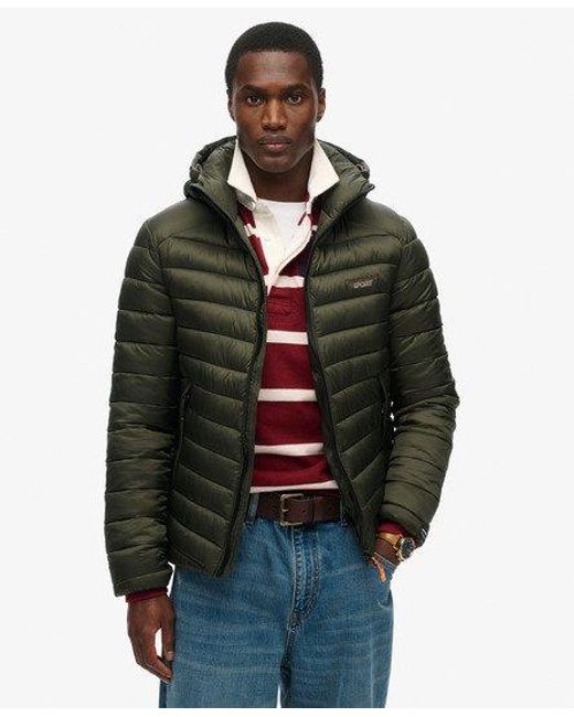 Doudoune a capuche fuji Superdry pour homme en coloris Noir Lyst