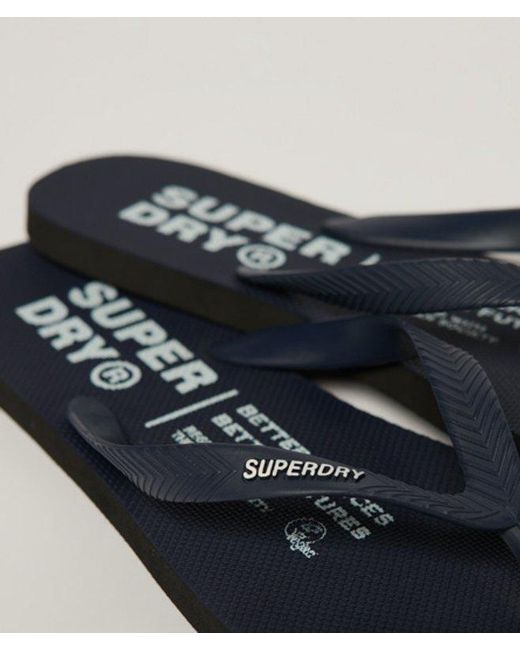 Superdry Black & Co Studios Flip Flops for men