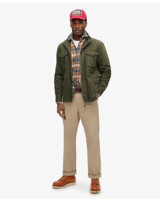 Veste militaire rookie Superdry pour homme en coloris Marron Lyst