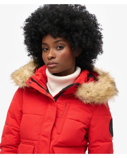 Superdry Red & Co Everest Bomber Jacket