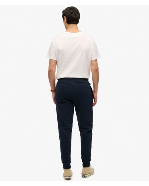 Superdry Blue Core Logo joggers for men
