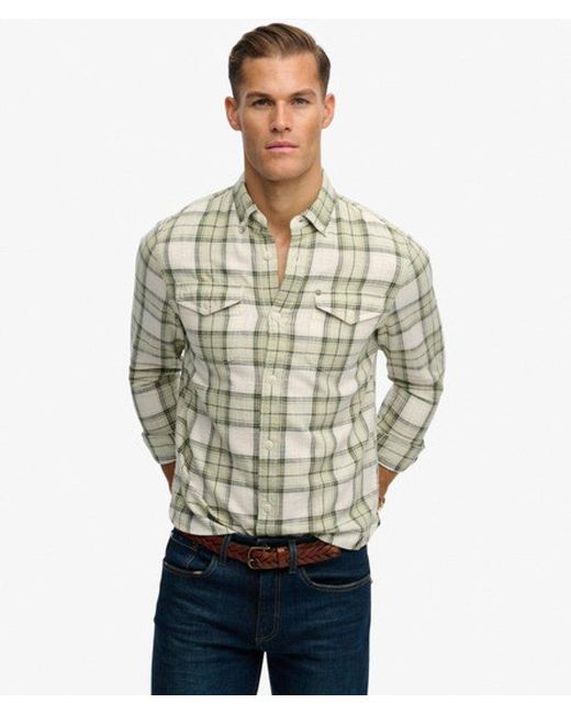 Superdry Green & Co The Merchant Store - Lite Check Shirt for men