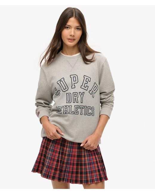 Superdry Gray & Co Mid Rise Check Mini Skirt