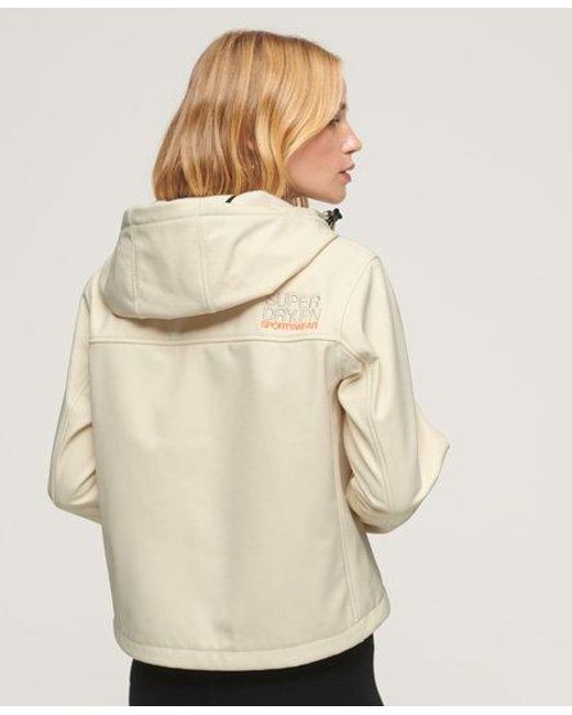 Superdry Natural Code Trekker Hooded Softshell Jacket