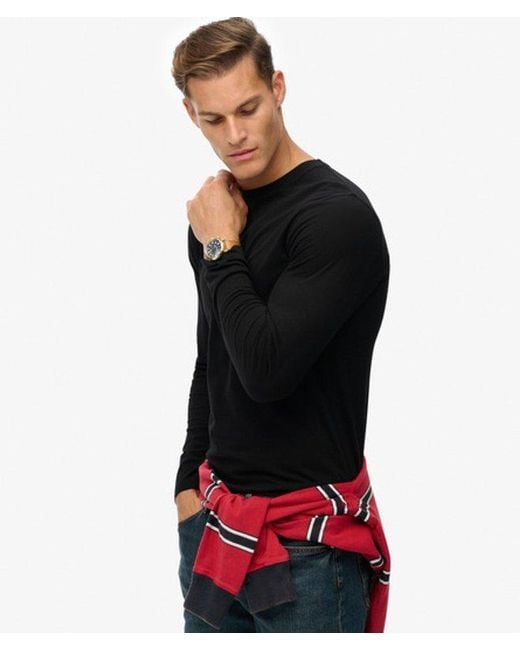 Superdry Black Classic Essential Top for men