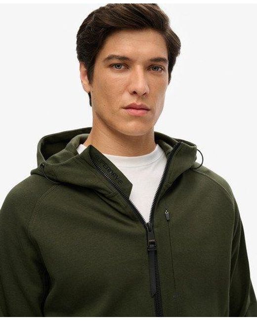 Superdry Tech Hoodie Met Logo in het Green voor heren