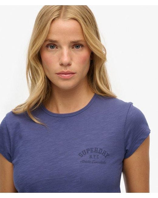 Superdry Blue & Co Athletic Essential Slub T-shirt