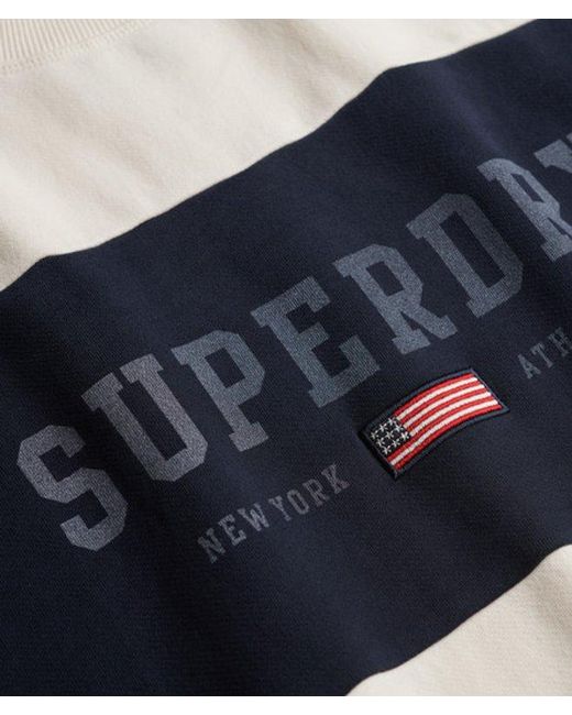 Superdry White & Co Athletic Essentials Flag Embroidered Sweatshirt