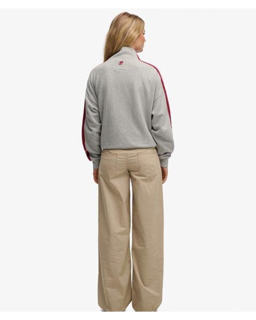 Superdry Gray & Co Mid Rise baggy Chino