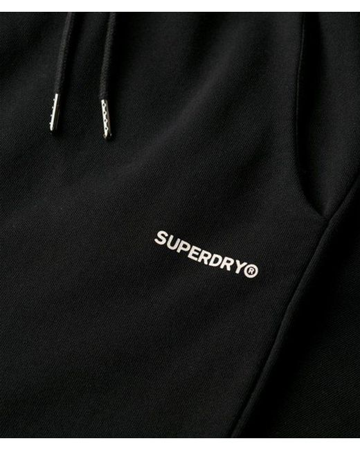 Superdry Effen joggingbroek in het White