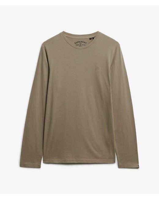 Superdry Classic Essential Top in het Green voor heren